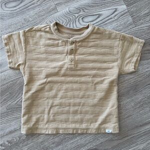 babyGap Henley T-Shirt Color Iconic Khaki Size 4